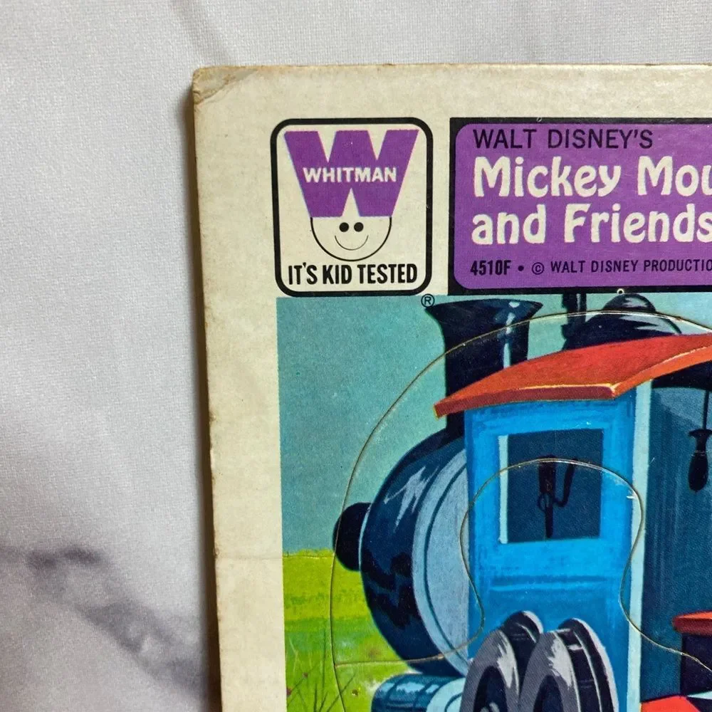 2 Vintage Puzzles, Dudley Do-Right, & Disney Mickey Mouse and Friends